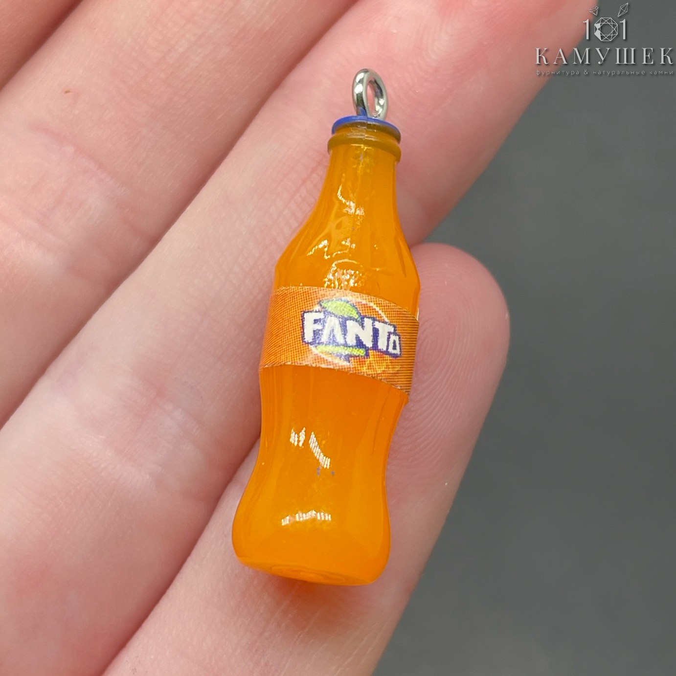 10*34мм Цвет серебро, Подвеска Fanta